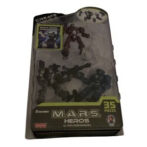 Hap-P-Kid Cybotronix MARS Heroes 35 Piece Action Figure Set Neo SnapJoint System
